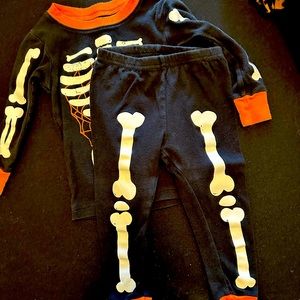 Carters skeleton pajamas